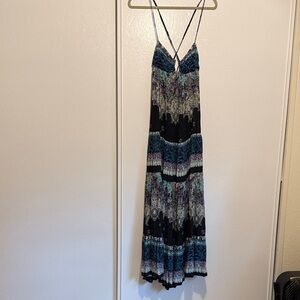 Free People Elegant Multicolor Maxi Dress